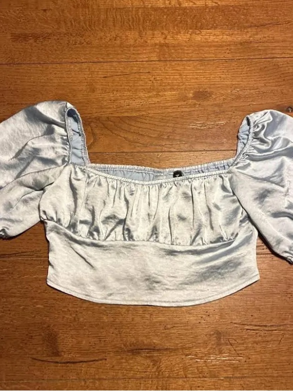 Urban Outfitter’s Motel Satin Puff Sleeve Top
